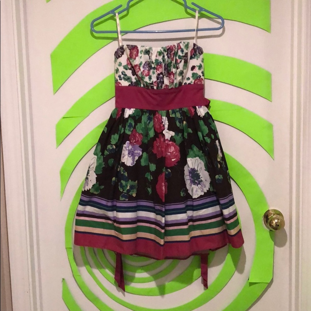 Candies strapless floral dress
